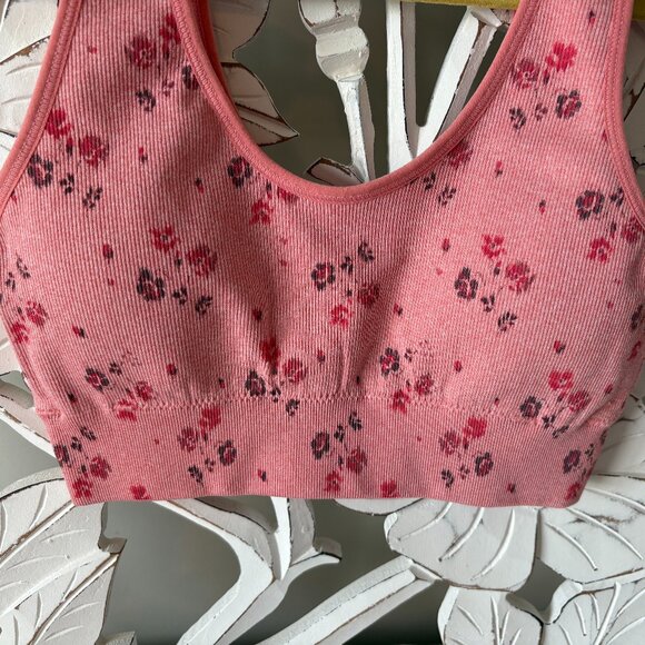 Aerie Superchill Scoop Seamless Floral Bralette - NWOT - Picture 2 of 4